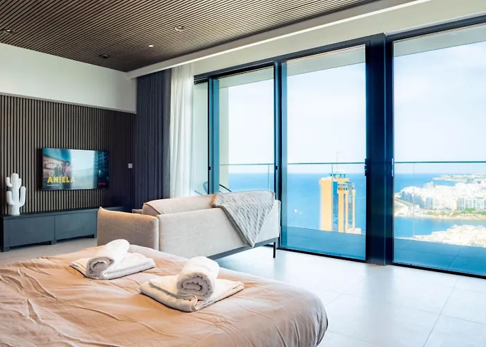 דירה Mercury Tower - 25th Floor Saint Julian's